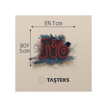 Taşteks Ütülenebilen Veya Sticker Olarak Kullanılabilen Püsküllü Denim No Patch