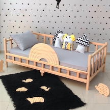 Markaawm Markaawm Gökkuşağı Montessori Yatak 90X190 Çocuk Karyola Akçaağaç