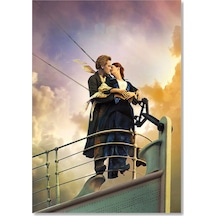 Cakasepetim Titanic Jack Ve Rose Güverte Pozu Ahşap Mdf Tablo