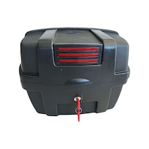Honda Cbf250 Mkgbox 35 Lt Bagajlı Motorsiklet Çantası Siyah Reflektörlü -arka-motosiklet