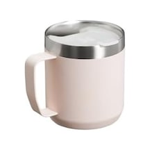Classic Legendary Camp Mug Paslanmaz Çelik Termos Bardak, 0.35 Litre, Pembe Kuvars Rose Quartz Açık Beyaz