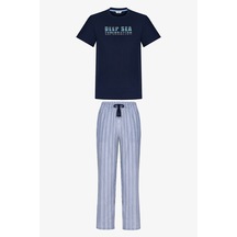 Penti Erkek Renkli Big Blue Sea Pijama Takımı