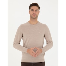 Pierre Cardin Erkek Taş Triko Kazak 50270054-vr049 Taş