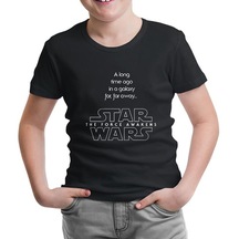 Star Wars - The Force Awakens 4 Siyah Çocuk Tshirt