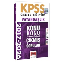 Yargı Yayınları 2027 Kpss Genel Kültür Vatandaşlık Konu Konu Tamamı Çözümlü 10 Yıl Çıkmış Sorular