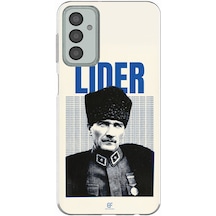 Samsung Galaxy M13-m23 Uyumlu Atatürk Lider Baskılı Silikon Kılıf Renkli