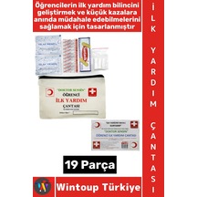 İlkyardımçantası Acil Müdahale Ev Iş Yeri Okul Outdoor Kamp Spor Ecza Bez Çantalı İlk Yardım Seti