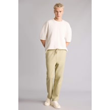 Defacto Baggy Fıt Belden Bağlamalı Haki Pantolon H5798ax26smkh404 Haki-kh404