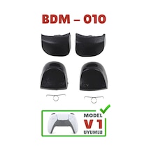 Ps5 Tetik Seti V1 Uyumlu L1 R1 L2 R2 Omuz Tuşu Takım Ps5 Yedek Parça Version 1 Kol Tamiri Siyah