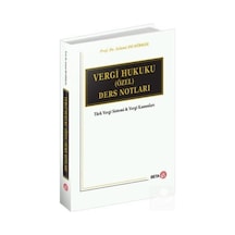 Vergi Hukuku Özel Ders Notları / Prof.dr. Selami Demirkol