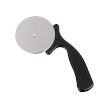 Siyah Paslanmaz Çelik Jant Pizza Kesici Pizza Aracı Mutfak Aksesuarları