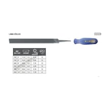 Tome Saplı Lama Eğe Orta Diş 150mm