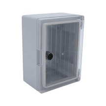 Çetinkaya 30x40x16,5 Galvaniz Taban Saçlı Şeffaf Kapaklı Pano