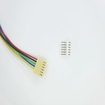 2,54mm 6 Pin 2510 Kablolu Dişi Konnektör + 180D Erkek PCB Tipi 20cm - 0,25mm