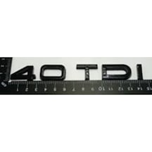 Audi Uyumlu 40 Tdı Siyah Yazı