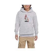 Zepplin Giyim GTA Conspirator Gri Çocuk Kapşonlu Sweatshirt