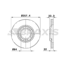 Braxıs Ae0702 Fren Diski On Mb407030 2 Adet