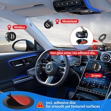 Ga38 Mag-safe İle Uyumlu Ultra Sağlam Vakumlu Mini Araç Telefon Tutucu Ev Spor Salonu Fayans Ayna 2 Mixed