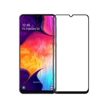 Samsung Galaxy A50 İle Uyumlu Şeffaf Ekranı Tam Kaplayan 5d Cam Kırılmaz Cam Ekran Koruyucu