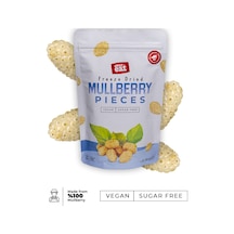 Evereat Beyaz Dut Kuru Meyve Cipsi - Dondurularak Kurutulmuş Freeze Dried Beyaz Dut Doypack 25 Gr 25 G