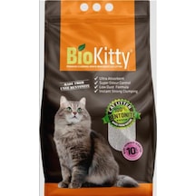 Biokitty Bebek Pudrası Kokulu İnce Taneli Doğal Bentonit Kedi Kumu 10 L