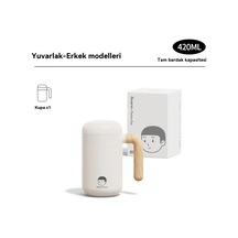 Velvettidesgucgres Kız Büyük Kapasiteli Termos Bardak 316 Çay Bardak Kap Ofis Ev Paslanmaz Çelik Su Bardak Xiao Xuan 420ml