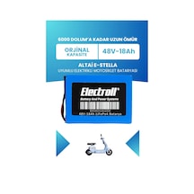Altai E-stella Batarya Standart Kapasite Lifepo4 48v 18ah Elektrikli Motorsiklet Bataryası