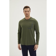 Kiğılı 3'lü Triko Roblu Kontrast Yaka Pijama Takımı 001