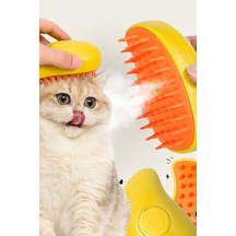 Buharlı Kedi Tarağı Buhar Üfleyen Kedi Tarağı Tüyleri Yumuşatıp Tarayan Kedi Tarağı