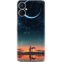 Tecno Spark 9T Kilif Silikon Desen Ay Ve Kiz 1720 566399870
