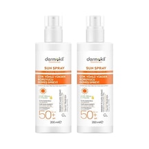 Dermokil SPF 50+ Yüksek Koruyucu Güneş Spreyi 2 x 200 ML