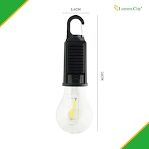 Solar Güneş Enerjili Led Ampul 3 Modlu Uzaktan Kumandalı Solar Camping Lamp 4801 Çok Renkli
