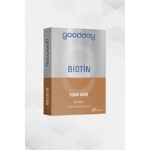 Goodday Bıotın Iceren Takvıye Edıcı Gıda Tablet 5000 Mcg 60 Tablet