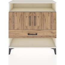 Arges Şifonyer 3 Raflı Tek Çekmeceli 2 Kapaklı 88x30x96 Aytaş... Aytaşı