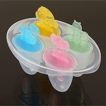 Plastik Hazneli Buz Süt Çilokata Meybuz Dondurma Kalıbı Plastik Diğer
