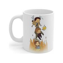 Hobishop 1403 Supernatural Baskılı Kupa Beyaz