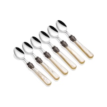 Rivadossi Elena Krem 6'lı Çay/Nescafe Kaşığı Seti Rivadossi Elena Krem 6'lı Çay/Nescafe Kaşığı Seti