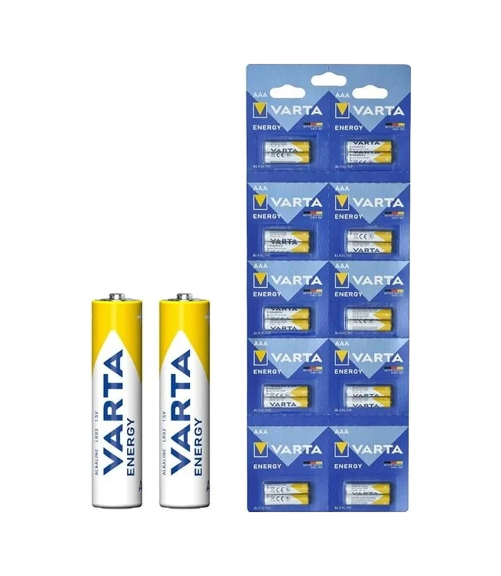 Varta 4103229482 Lr03 1.5 Volt Alkalin 20'li İnce Aaa Kalem Pil