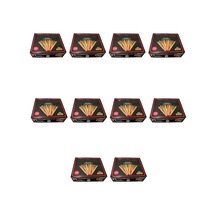 Tahta Ahşap Bambu Çay Kahve Karıştırıcı Çubuk Kaşık - 11 Cm. - 500 Adetlik 10 Paket Kahverengi