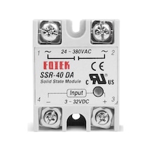 Ssr-40da Ssr Röle 40a Ac 24-380v Tek Fazlı Solid State Röle Elektronik Anahtar Termostat Resizt