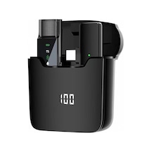 S16 Kablosuz Yaka Mikrofonu Taşınabilir Mini Tip-c Yaka Mikrofonu Seti Verici + Alıcı 681400557a