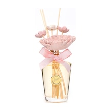 Missi 130 Ml Pembe Çiçek Seramik Taş Bambu Çubuklu Garden Rose-pudra Oda Kokusu Abundance Prosperity