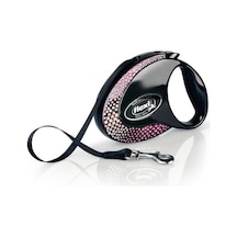 Flexi Glam S Beden Siyah 3mt Otomatik Şerit Tasma