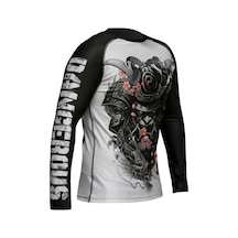 Dosmai Dijital Baskılı Uzun Kollu Long Sleeve Rashguard Rg010 Beyaz