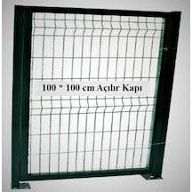 Panel Çit Kapı Yeşil 100 100 Cmlik