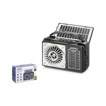 Jıoc H664bts Bluetooth Nostaljik Fm Radyo Tws Usb Tf Aux Solar Şarjlı Taşınabilir Kamp Hoparlör