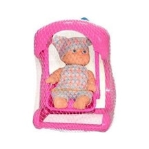 Pembe Salıncaklı Oyuncak Bebek