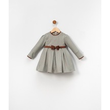 Xo Kids Kız Çocuk Elbise 1-4 Yaş 2820 Mavi