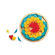 Calimera Toys Mandala Ahşap Bulmaca Renkli Tasarım Oyunu