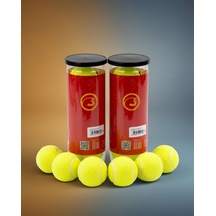 6'lı Dayanıklı Tenis Topu Seti Antrenman Ve Günlük Kullanım İçin